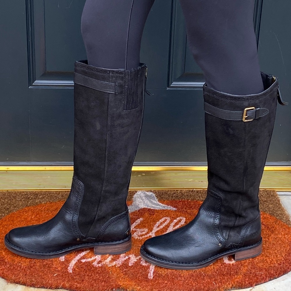 UGG Castille Suede & Leather Boots